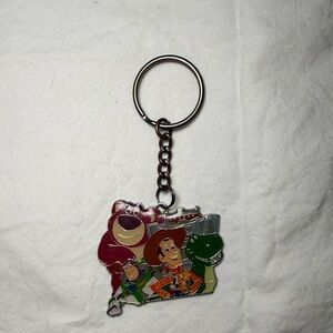 Toy Story 3 Metal Keychain Woody, Buzz, Rex & Lotso Disney Pixar Collectible